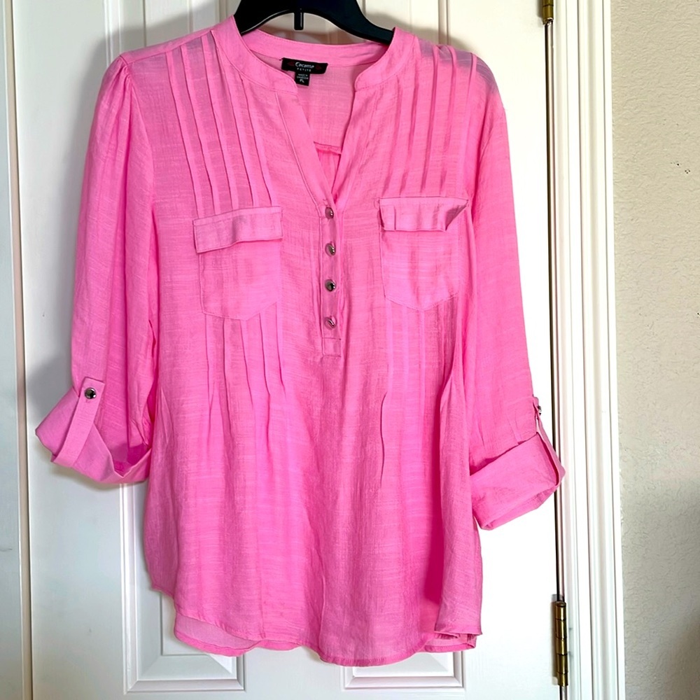 NTN Women's Petite Solid Top